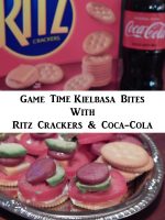 Game Time Kielbasa Bites With Ritz Crackers And Coca-Cola