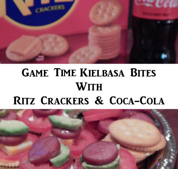 Game Time Kielbasa Bites With Ritz Crackers And Coca-Cola
