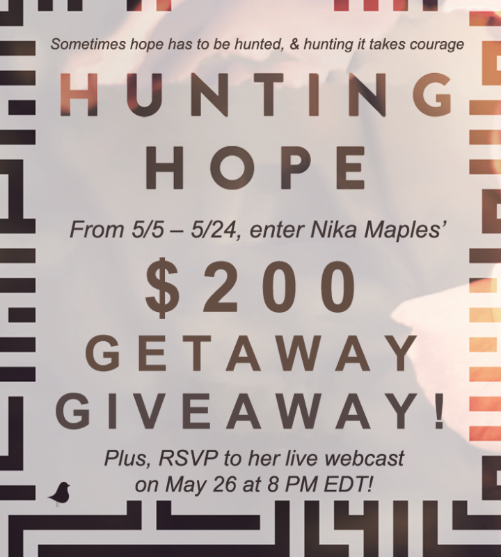 Hunting Hope By Nika Maples (Plus A Giveaway And Live Webcast)