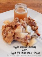 Apple Bread Pudding Recipe With Apple Pie Moonshine Glaze