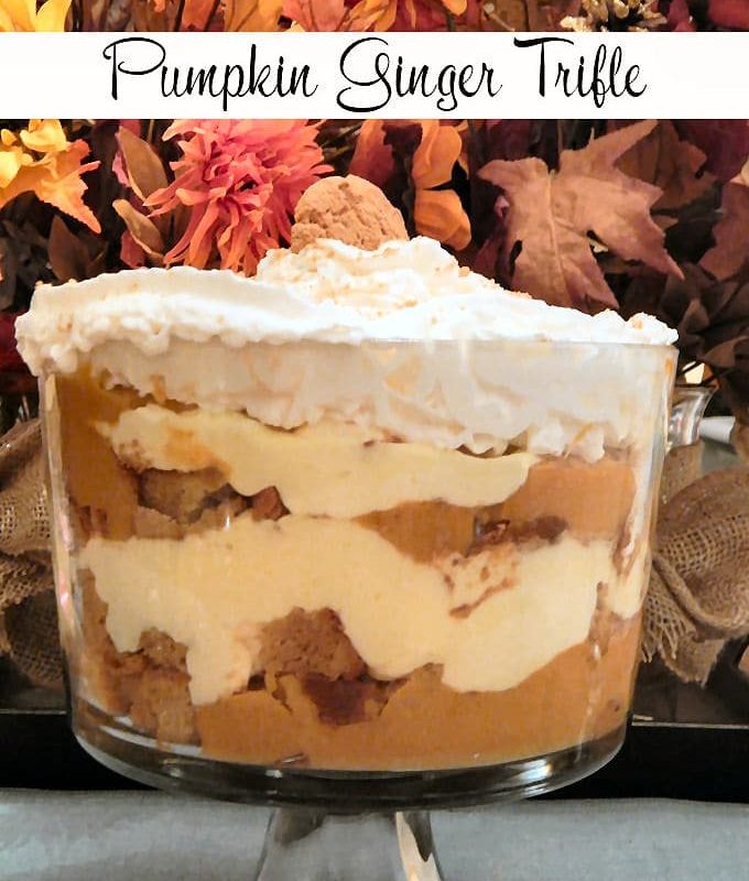 Pumpkin Ginger Trifle