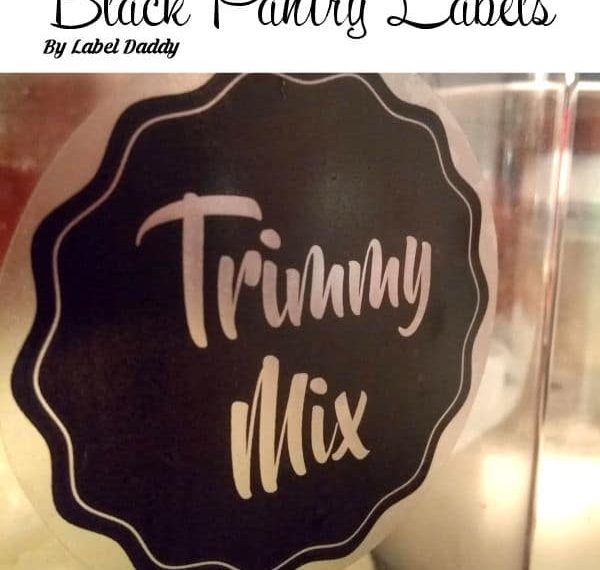 Label Daddy Black Pantry Labels