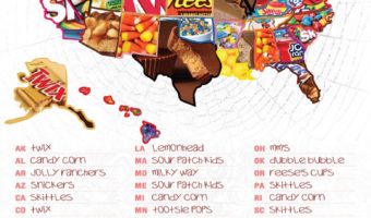 Popular Halloween Candy By State