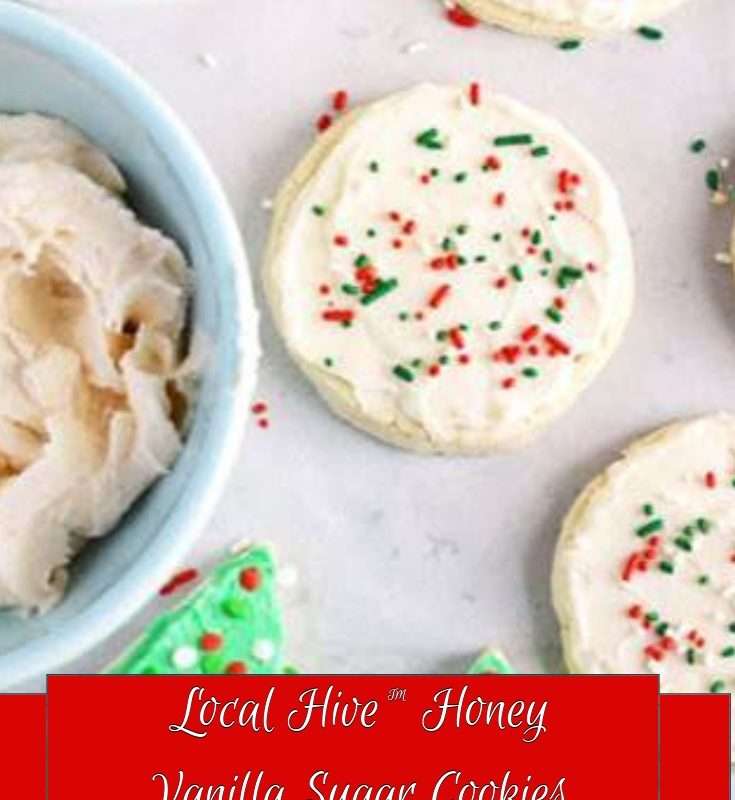 Local Hive Honey Vanilla Sugar Cookies Recipe