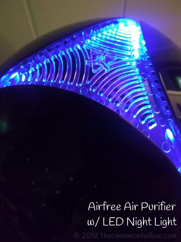 Airfree Air Purifier with LED Night Light