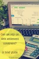 debt settlement constraint