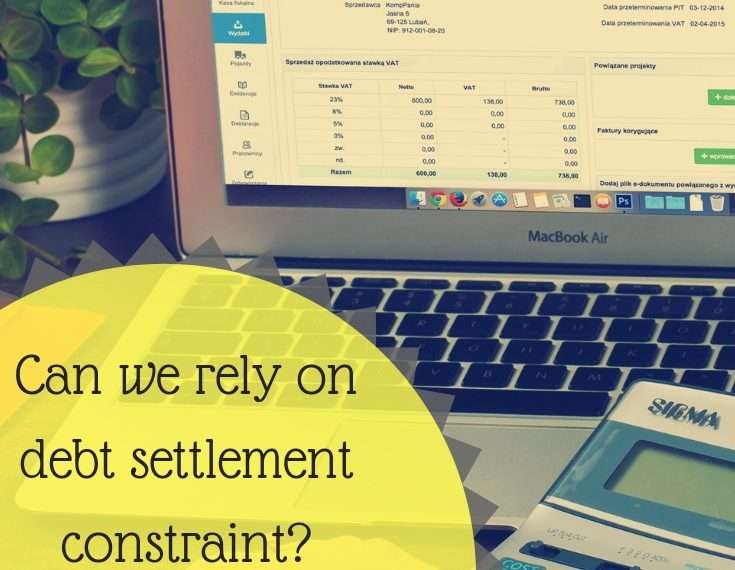debt settlement constraint