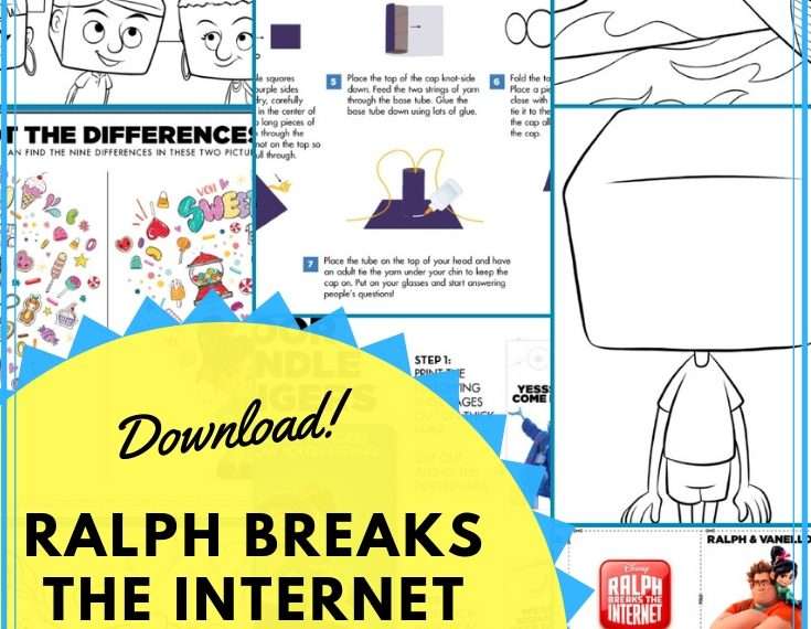 Ralph Breaks The Internet Coloring Pages