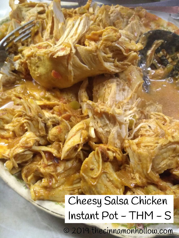 Cheesy Salsa Chicken - Instant Pot - THM - S