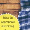 Select The Appropriate Size Dining Room Tablecloth