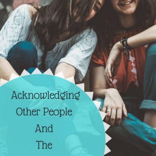 Acknowledging Other People