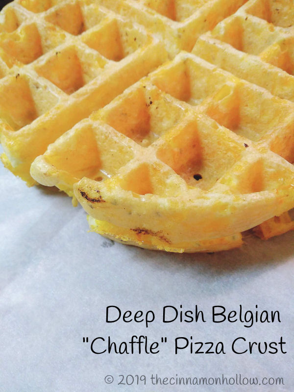 Deep Dish Belgian Waffle Chaffle