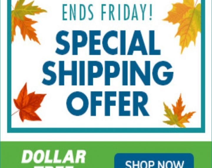 Dollar Tree 3 Day Flat Rate Shipping