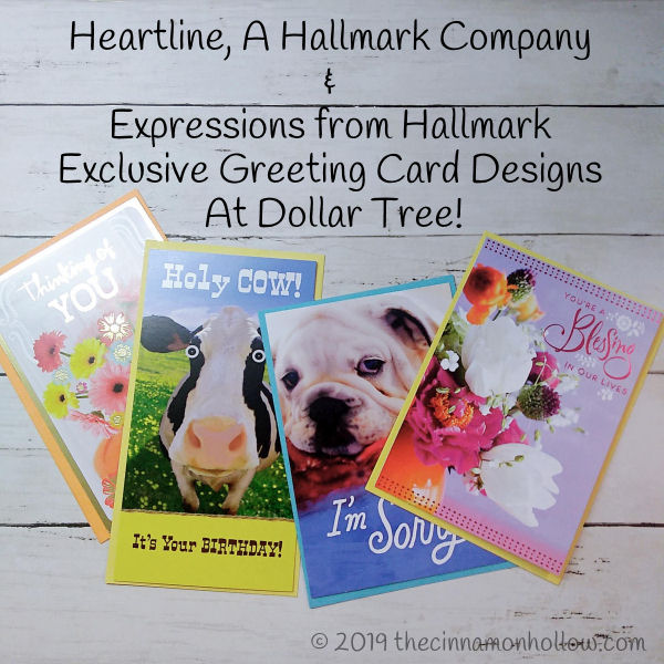 Heartline A Hallmark Company Greeting Cards Available At Dollar Tree - Exclusive Designs