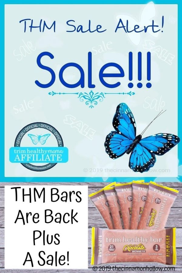 THM Bars Are Coming Back Tuesday And A Big Sale!