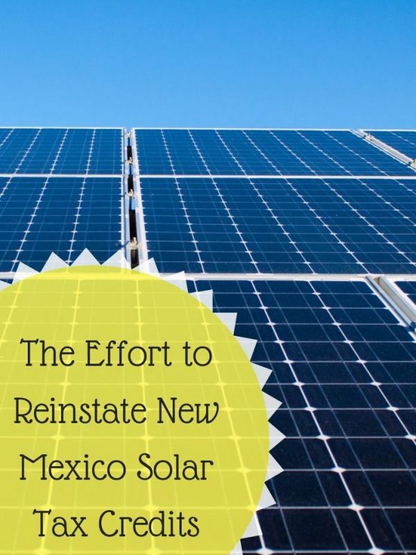 New Mexico Solar Tax Credits