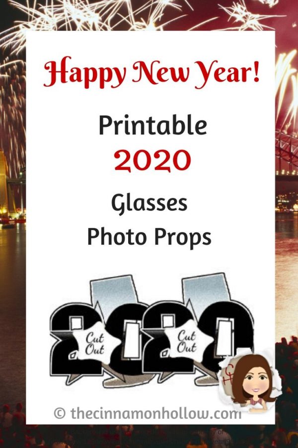 Download These Printable 2020 Glasses Photo Props
