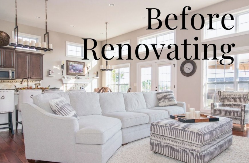 How To Plan Before Renovating