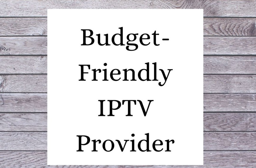Budget-Friendly IPTV Provider