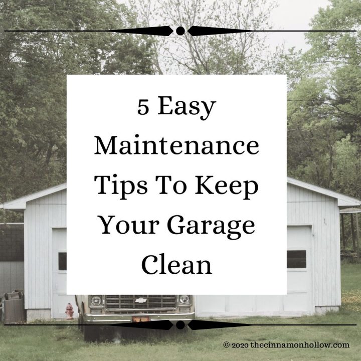 5 Easy Maintenance Tips To Keep Your Garage Clean