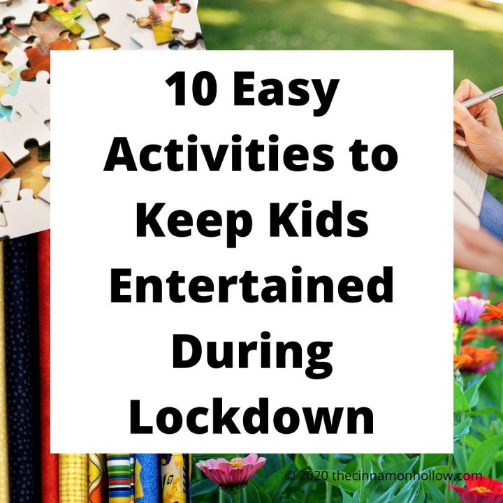 10 Easy Activities For Keeping Kids Entertained During Lockdown