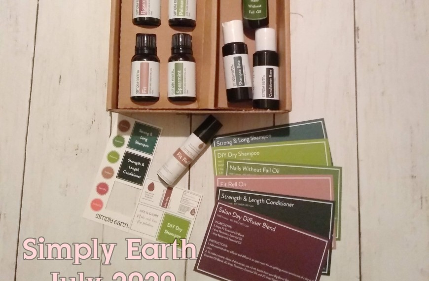 Simply Earth Recipe Box July 2020