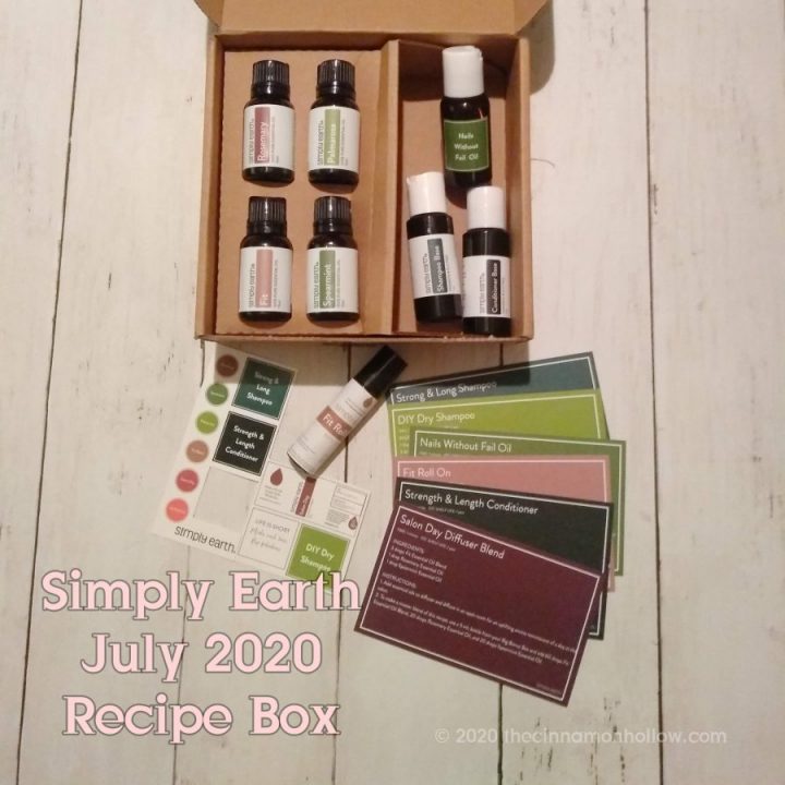 Simply Earth Recipe Box July 2020