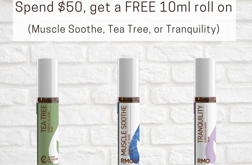 RMO Spend 50 get a FREE 10ml roll on