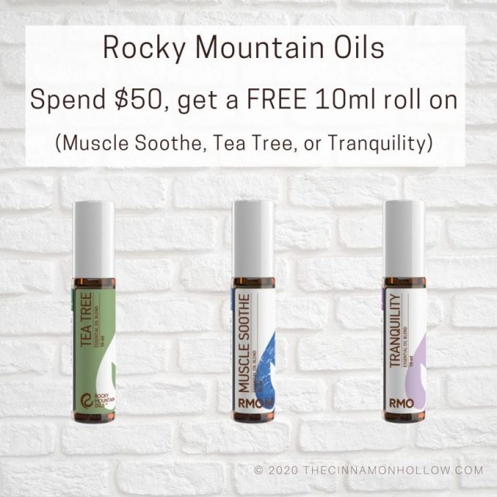 Rocky Mountain Oils Free 10ml Roll-On When You Spend $50+