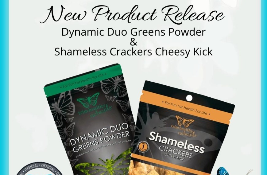 THM Shameless Crackers Cheesy Kick And Dynamic Duo Greens Powder Release