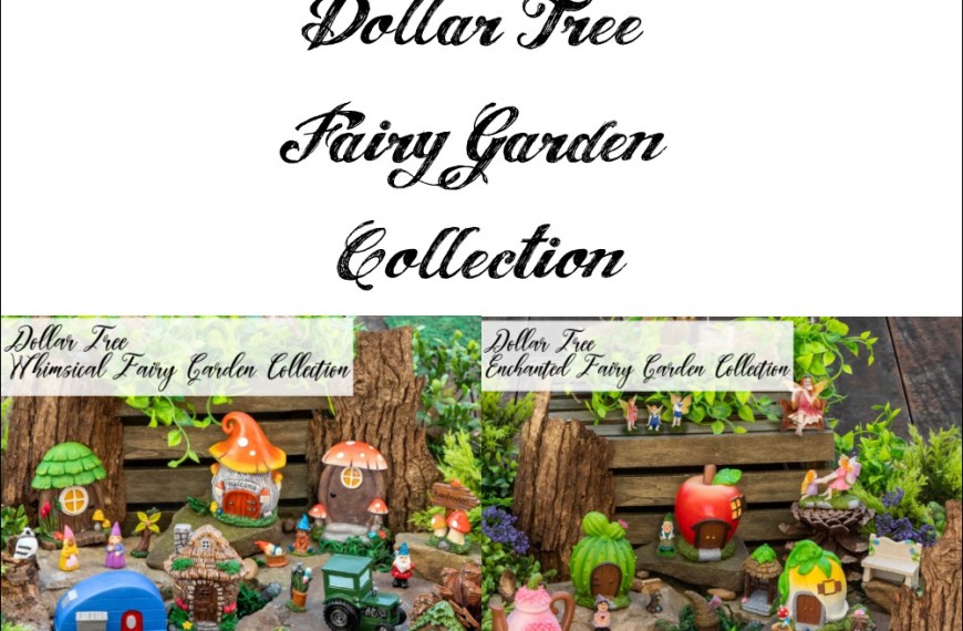 Dollar Tree Fairy Garden Collection