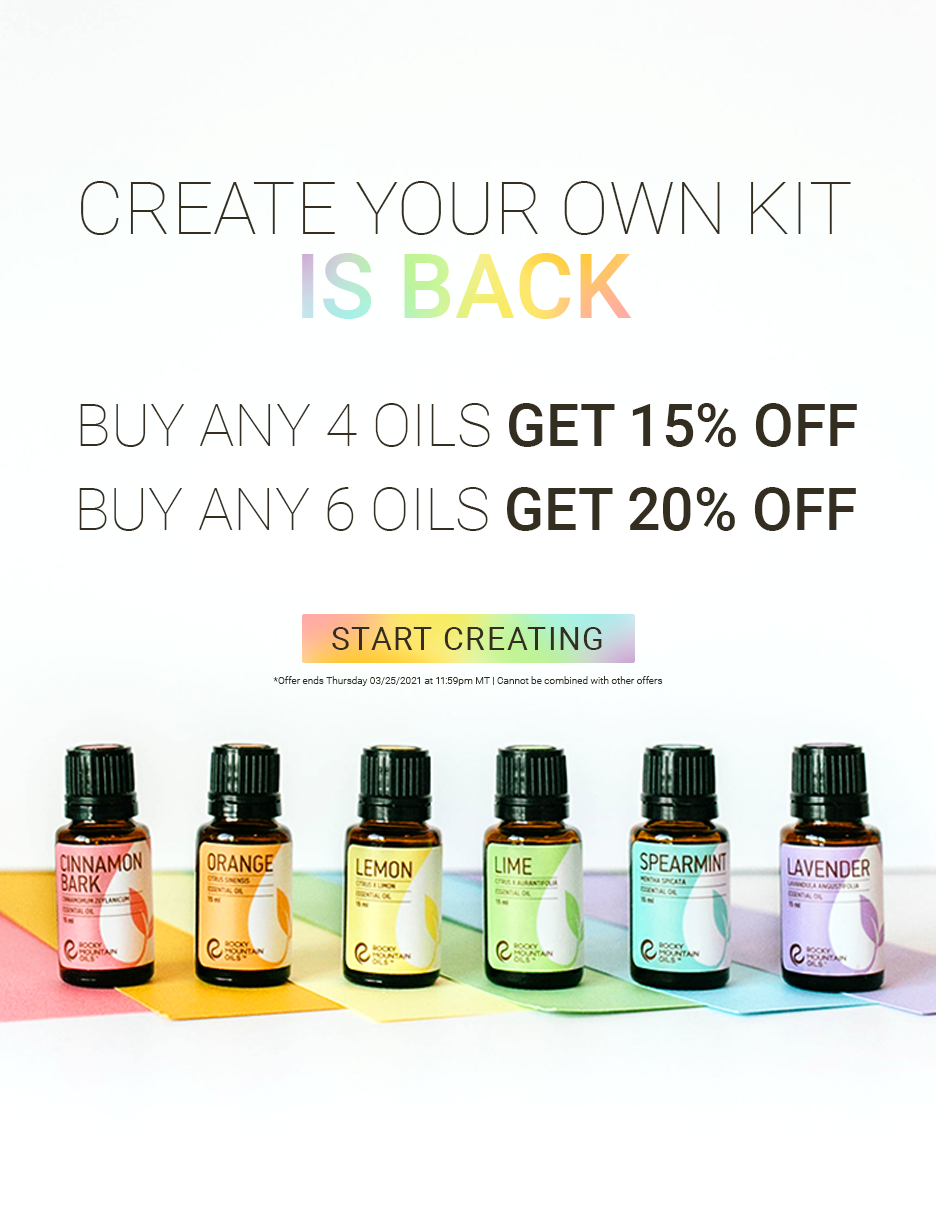 RMO Create Your Own Kit Is Back! Plus 3 New Essential Oil Recipes!