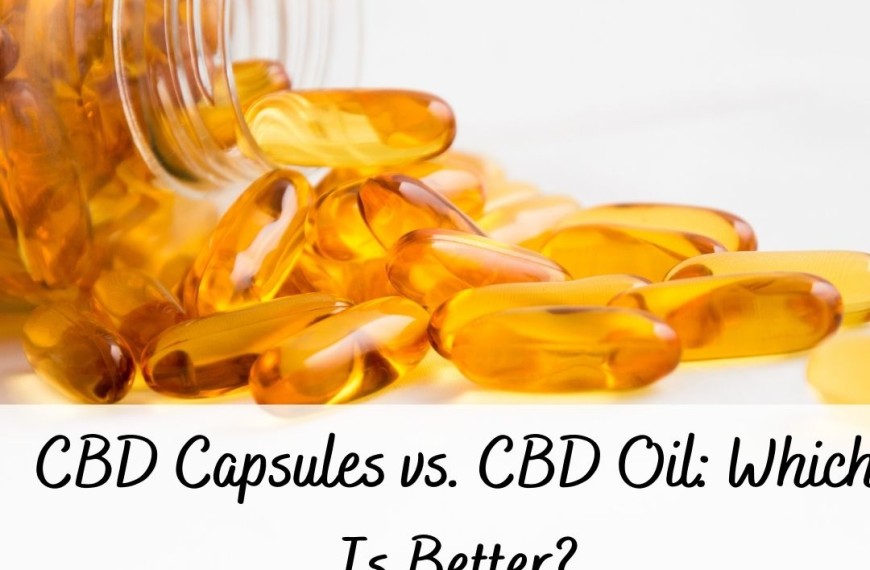 CBD Capsules vs. CBD Oil