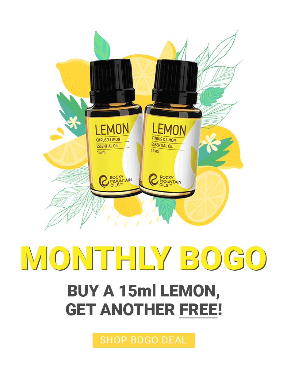 Buy One Lemon Essential Oil Get One Free! Rocky Mountain Oils