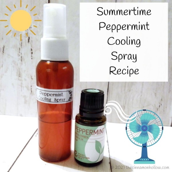 Summer Peppermint Cooling Spray Recipe