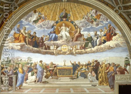 Raphael -Disputation Of The Holy Sacrament