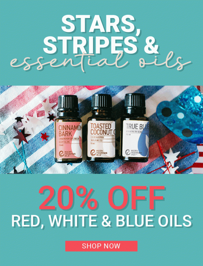 July 3-5 Stars & Stripes Sale - Get 20% OFF Red, White, And Blue Oils