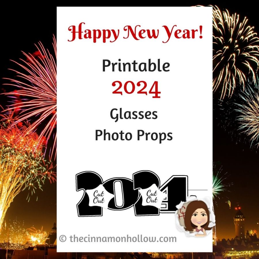 Printable 2024 Glasses Photo Props: Download These Fun Props
