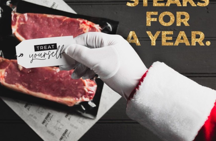 Free NY Strip Steaks For A Year