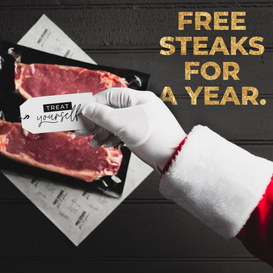 Free NY Strip Steaks For A Year