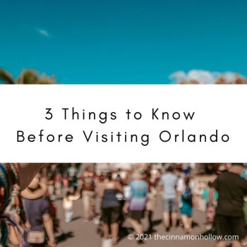 3 Things To Know Before Visiting Orlando