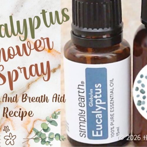 eucalyptus shower spray recipe and label