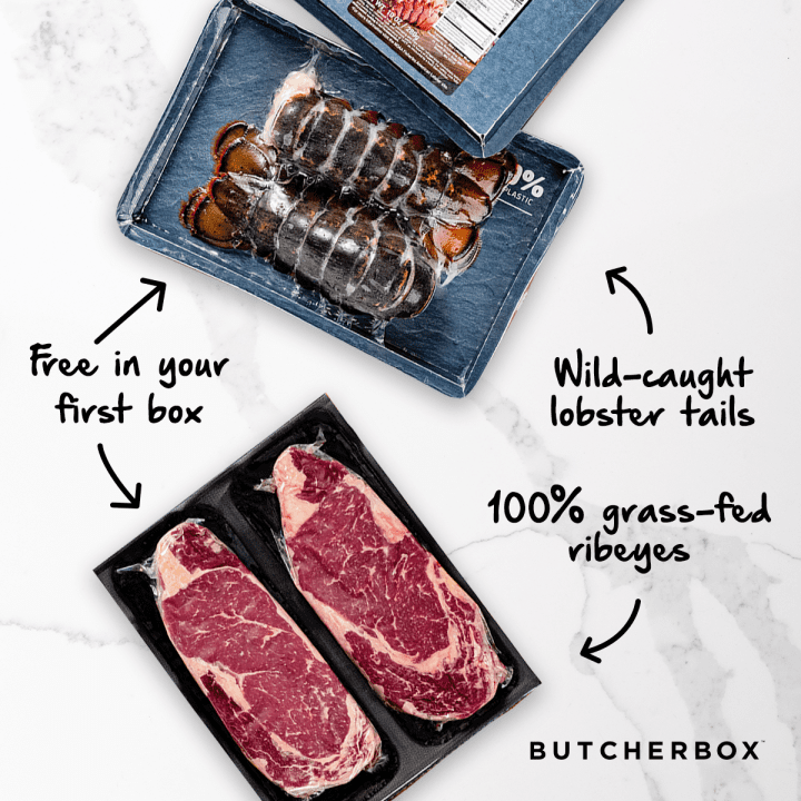 Free Ribeyes and Lobster Tails at ButcherBox