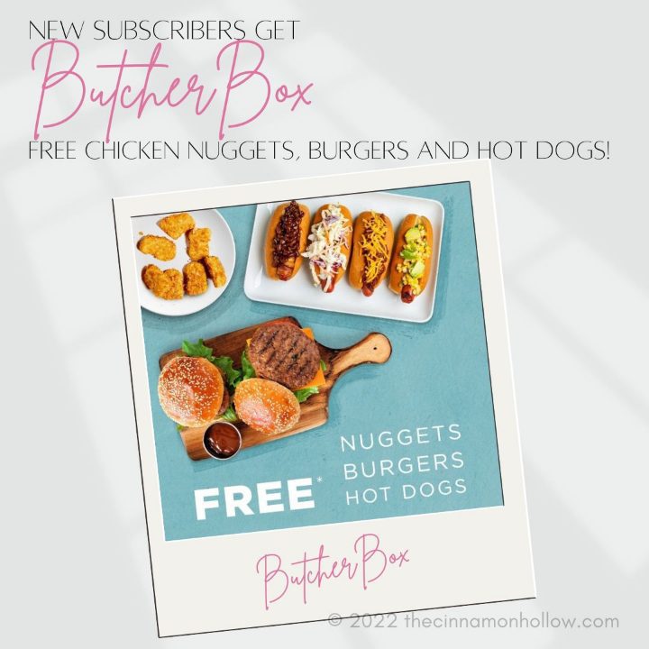 ButcherBox Free Chicken Nuggets, Burgers And Hot Dogs