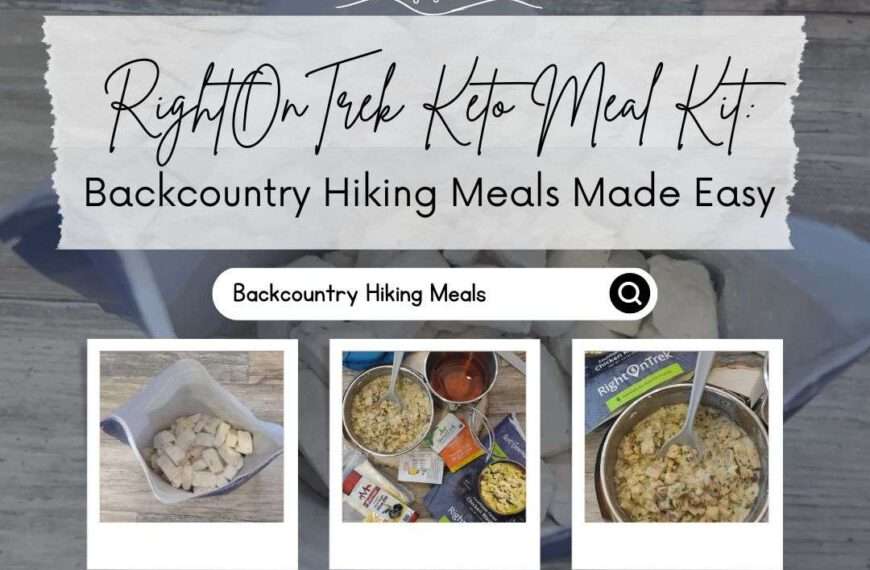 Right On Trek Keto Meal Kit
