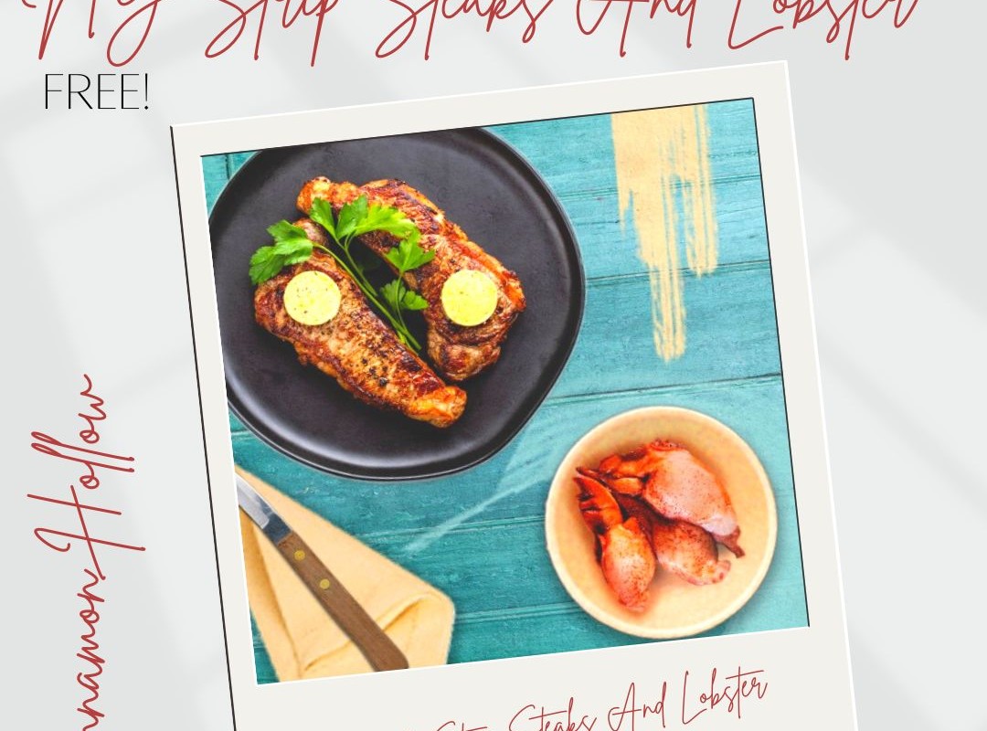 Free NY Strip Steaks And Lobster
