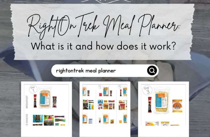 RightOnTrek Meal Planner