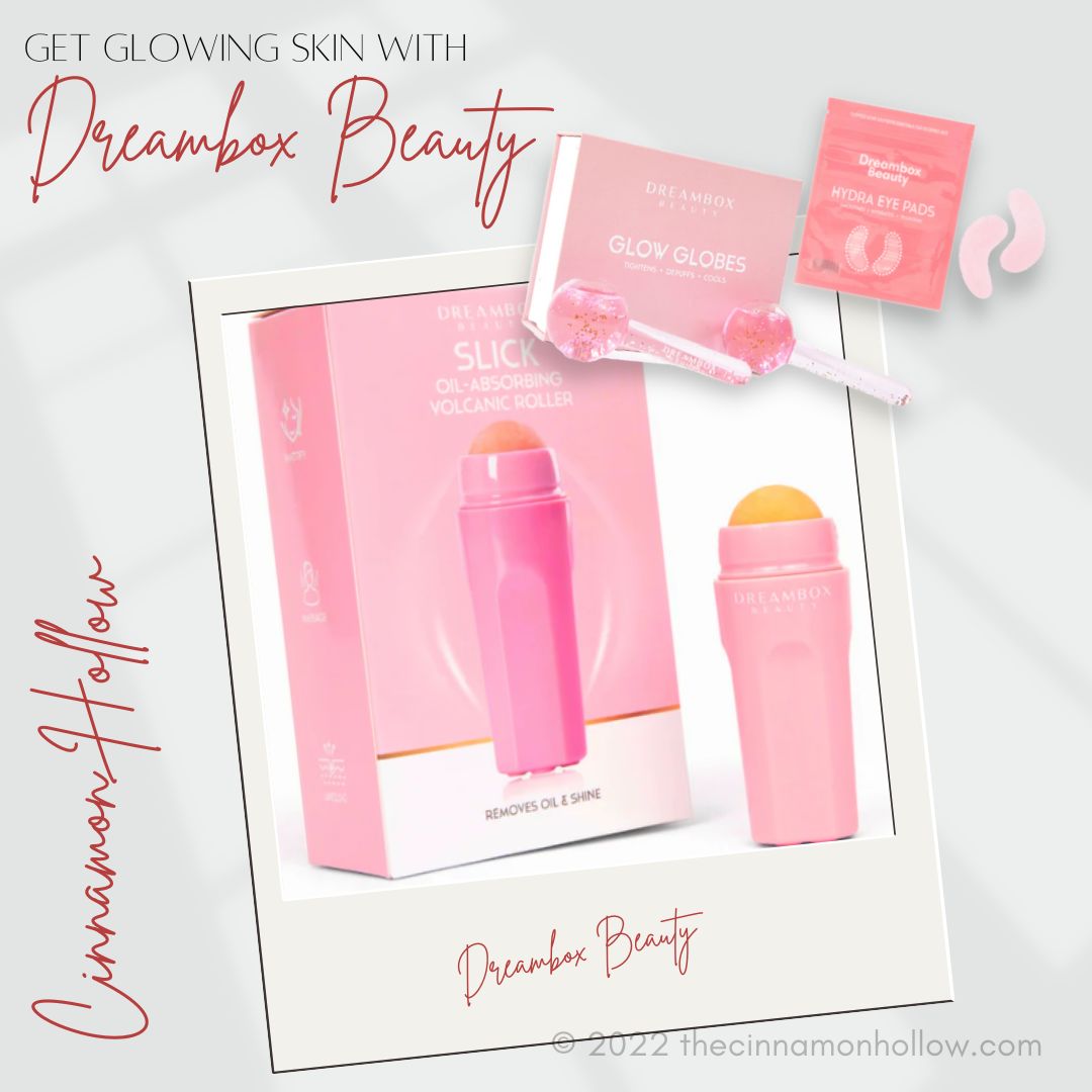 Dreambox Beauty Glow Globes & Oil Absorbing Volcanic Roller