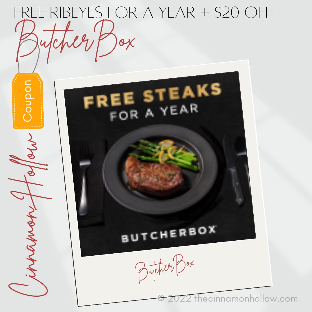 Get Free Ribeyes For A Year + $20 Off
