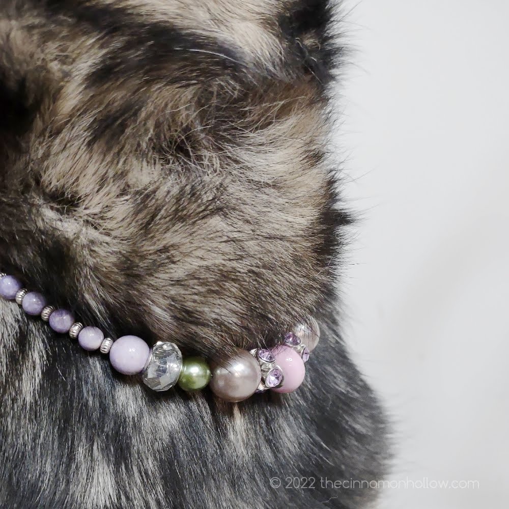 Millie Wearing A Jewels Fur Paws Necklace